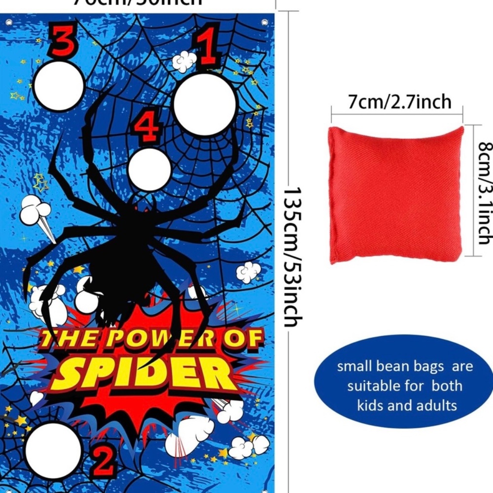 Spider bean bag toss